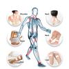 Dispositivo Portátil de Eletroterapia, Dispositivo de Fisioterapia por Pulso, Dispositivo de Fisioterapia por Acupuntura de Pulso Meridianos para Ombro e Pescoço, Massageador de Cintura com Saída Dupla