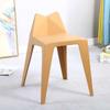 Silla de Espera Creativa Taburete de Comedor Nórdico Silla Moderna Simple Celebridad de Internet Sala de Estar Respaldo Silla de Mesa de Comedor Hogar Silla de Plástico Engrosada