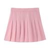 Falda Plisada Marrón 2025 Primavera y Verano Nuevo Estilo Sin Bolsillo Tipo Solapa Pantalones Cintura Alta Falda Ajustada Petite Dulce Falda JK