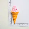 Novos Acessórios de Resina de Sorvete DIY Cola de Creme Capa de Celular Ímã de Geladeira Chaveiro Pingente Joia