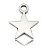 Accesorios de joyería de aleación hechos a mano DIY retro 1 estrella hueca de cinco puntas estrella meteorito collar pendientes colgante colgante