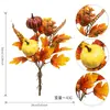 Suministro Exclusivo Transfronterizo de Calabazas Artificiales, Hojas de Arce y Arreglos Florales para Decoraciones de Otoño para el Hogar y Festividades, Los Bouquets de Flores Artificiales Más Vendidos de Amazon