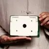Bacia Cerâmica Zisha Alta Temperatura Yixing Comedouro Cerâmica Grossa Trompete Micro Bonsai Plantio Verde Suculenta Velho Tronco Mesa Interna YZ24