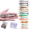 Señuelo biónico de múltiples secciones, cebo de 8 secciones, señuelo duro roto de tela, pez de múltiples secciones 13.7cm/27g, fabricantes de equipo de pesca en stock