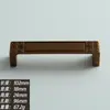 Venta Directa de Fábrica Manija Retro Estilo Chino, Manija de Gabinete de Latón Antiguo Cepillado, Manija de Cajón Estilo Chino, Color Café, Armario Simple