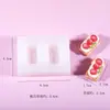 Juguetes de Comida en Miniatura: Pastel de Fresa, Donut, Pan de Chocolate - Moldes de Silicona para Manualidades Hechas a Mano y Squishy