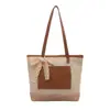 Bolsa de Palha Casual da Moda para Mulheres 2025 Verão Nova Grande Capacidade para Trabalho e Deslocamento Bolsa Tecida Bolsinha de Braço