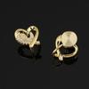 Moda Sencillo Sin Dolor Una Pieza Placa de Incienso para Mosquitos Clip para Oreja Sin Agujeros en las Orejas Viajero Combinación Perfecta Pendientes de Amor Pendientes Pendientes