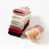 Luvas de dupla camada novas transfronteiriças com forro de fleece, espessadas, jacquard de fleece ártico, luvas quentes de inverno para ciclismo e esqui