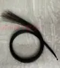 1 manojo de pelo de cola de caballo negra para arco de violín, violonchelo y contrabajo, accesorios para violín