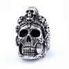 Anillos de Calavera Más Vendidos Transfronterizos en Varios Estilos, Anillos Estilo Punk Vintage para Hombres y Mujeres, Accesorios Geniales para Motociclistas