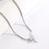 Menina Borboleta com Diamantes Cintilantes, Menina Fada Animal, Clavícula Fresca e Luxuosa de Zircônia Microcravejada de Nicho, Gentil Elegante, Colar Popular