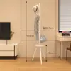 Cabide de Madeira Maciça de Chão para Quarto Cabide de Roupas para Quarto Cabide de Roupas Doméstico de Poste Único Moderno Simples Cabide de Bolsa
