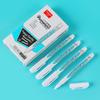 Caneta Marcadora Branca Guangna 801 Secagem Rápida Impermeável Caneta de Tinta Branca Recarregável Uma caixa com 12 canetas de alto brilho