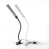 Lámpara de escritorio de doble cabezal protección ocular atenuación clip enchufe USB luz nocturna LED estudiante niños dormitorio lectura mesita de noche lámpara de escritorio