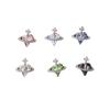 Explosiones rojas netas Emperatriz Viuda Manicura Aleación Joyería Planeta Super Flash Corazón Torcido Diamante Estéreo Uñas con Joyería de Diamantes al por mayor