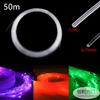 Debería ser cable de línea emisora de luz de carga de auricular de teléfono móvil cable de línea emisora de luz de fibra óptica de auricular toda la línea guía de luz de punto de destello brillante en todo el cuerpo 1.0 mm