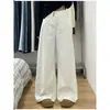 Jeans Wide Leg Feminino 2026 Outono Novo Estilo Tamanho Plus Emagrecedor Solto Perna Reta Calça Longa
