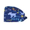 Gato de la Suerte Gorro Quirúrgico Gorro de Doctor Enfermera Una Pieza Dropshipping