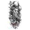 Suministro Exclusivo Transfronterizo de Tatuajes de Cofre de Dragón y Hombro, Tatuajes de Flor de Dragón en el Brazo, Tatuajes Realistas de Línea, Impermeables, de Larga Duración, Audaces Pegatinas de Tatuaje Estilo Celebridad de Internet