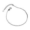 Pulsera de Cadena Cuadrada Pequeña de Plata de Ley 925 para Mujer Estilo Coreano Diseño Simple de Nicho Lujo Ligero Pulsera Versátil Detallada 6721