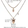 Original antiguo collar de oro mate con corona de amor accesorios cadena de clavícula de alta gama nicho estilo europeo y americano moda temperamento colgante