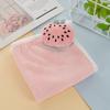 Toalla cuadrada infantil de dibujos animados toalla lavable se puede colgar toalla pequeña cocina baño moda linda colgante toalla absorbente