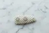 Set de accesorios para el cabello de estilo coreano transfronterizo, nuevo y moderno, con pedrería y perlas, pinzas para el cabello de lazo para estudiantes, pinzas para el flequillo sin dejar marcas
