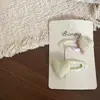 Nuevos Pasadores Geométricos con Forma de Corazón Floral Amarillo Claro para el Cabello, Pasadores Laterales, Pasadores para Flequillo para Niños