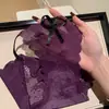 Sombras Florales~Bragas de Encaje Sutilmente Sexy Estilo Francés para Mujer, Deseo Puro Agujereadas con Refuerzo de Algodón Puro Braguitas para Mujer