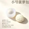 Molde de Silicone para Pão de Abacaxi Simulado DIY Fondant Bolo Chocolate Gesso Vela Aromaterapia Sabão Artesanal Molde de Cozimento