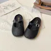 Pantuflas Cerradas Estilo Coreano para Niñas Nuevas Primavera y Otoño 2025 Zapatos Franceses Mary Jane para Niñas Zapatos Bajos de Ballet