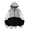 Ropa de Protección Solar para Hombre Combinación de Colores Marca de Moda Americana Chaqueta de Verano Anti-UV con Capucha Casual para Pareja Ropa de Protección Solar para Exteriores