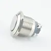 Interruptor de Botón Metálico 19mm Auto-retorno Impermeable Inicio Cabeza Plana Botón Sin Luz Pie de Soldadura Pie de Tornillo Ahorro de Energía