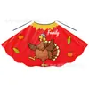 Fábrica de Capas de Acción de Gracias de Nuevo Estilo Europeo y Americano 2026, Capa de Disfraz de Pavo Personalizada para Niños y Niños Pequeños