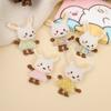 Nuevo Tejido Lindo Dibujo Animado Conejo Broche Bolsa Zapatos Calcetines Ropa Pasador Joyería DIY Accesorios Accesorios