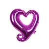 Globos de Corazón Hueco Enganchados de 18 pulgadas para San Valentín, Boda, Confesión y Decoraciones de Pedida de Mano
