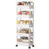 Carrinho Rack de Chão Cozinha Banheiro Móvel Lanche Banheiro Multicamadas Quarto Cabeceira Armazenamento Zhao Zuyou