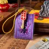 Casa del Tesoro de la Montaña Putuo Pegatina para Teléfono Móvil 2026 Año de Mejora de la Riqueza Decoración Trasera de Funda de Teléfono Móvil Pintada a Mano en Bermellón