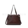 Bolsa Tote Grande de Moda Transfronteriza Nueva Primavera Patrón de Cocodrilo Ligera para Viajes Cotidianos Versátil Bolso de Hombro para Mujer