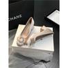 Zapatos de Boda de Satén Súper Suaves y Cómodos, Fáciles de Poner y No Cansan los Pies, Zapatos de Salón Elegantes de Tacón Medio Estilo Francés para Mujer, Nuevos Zapatos de Tacón Alto Otoño 2026