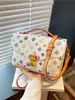 Bolso Cuadrado Pequeño de Lujo Ligero con Textura de Gama Alta, Nicho, para Mujer, Nuevo Bolso de Mano Estampado de Moda 2025, Bolso Cruzado Popular Sencillo