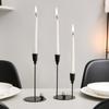 Decoración nórdica sencilla y romántica para la mesa del comedor, candelabros de estilo lujoso y ligero, accesorios vintage para cenas a la luz de las velas.
