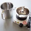 Set de Herramientas para Hacer Velas DIY Olla para Derretir Cera Estufa Calentadora Termómetro Herramientas DIY Hechas a Mano para Hacer Velas de Aromaterapia
