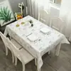 Mantel a Cuadros Impreso Estilo Nórdico, Impermeable y a Prueba de Aceite, Mantel Lavable, Mantel para Mesa de Café de Peva