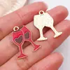 Acessórios para Joias DIY Liga Esmaltada Série Dia dos Namorados Buquê de Corações Pingentes Pulseiras Colares Chaveiros Charms