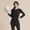 Moda de Primavera Ropa de Yoga Traje de Manga Larga Correr Pilates Entrenamiento Deportes Fitness Transpirable Secado Rápido Top para Mujer