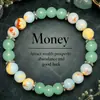 Xiyin tk pulsera explosiva transfronteriza de piedra natural ojo de tigre cuarzo rosa piedra Shoushan pulsera elástica de cuentas hecha a mano al por mayor