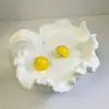 Joyas Lingge Estilo Vacacional Europeo y Americano Pendientes de Aro Pequeños Geométricos de Colores Dulces Pendientes de Resina Brillantes Estilo Fresco Ins