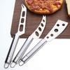 Faca de bife de aço inoxidável Faca de queijo serrilhado Suprimentos de cozinha Butch faca de queijo faca de cozinha gadget de panificação suprimentos